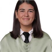 Estudiante de 5º curso de Veterinaria en la Universidad Complutense de Madrid. Me gustan mucho los niños y se me da bien enseñar, tengo paciencia y mucha imaginación! Me gustaría poder sacarme un dinero extra con clases particulares de cualquier materia d